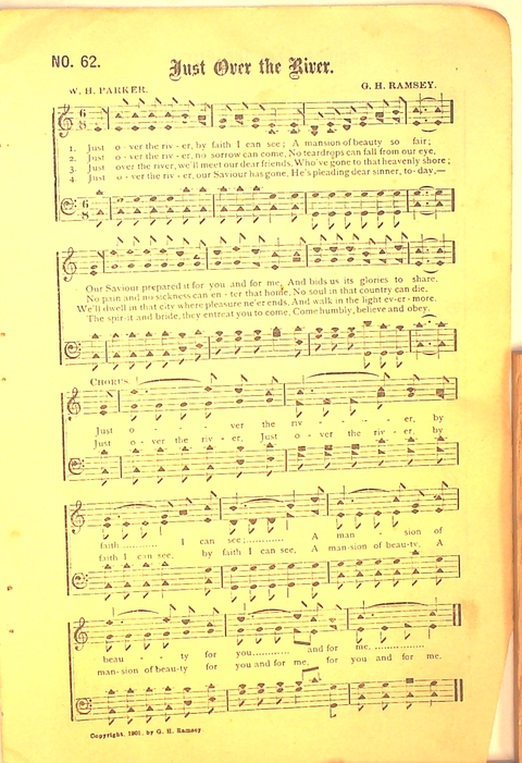 Glad Hosannas: a winnowed collection of new and old songs for Christian work and worship page 71