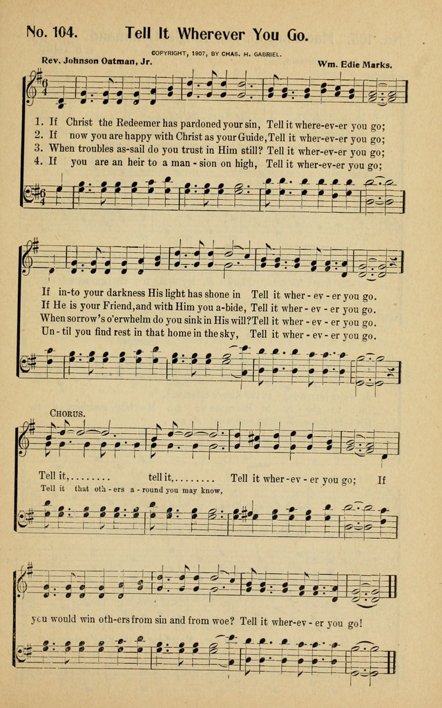 Gospel Hosannas: for church and Sabbath school, young people
