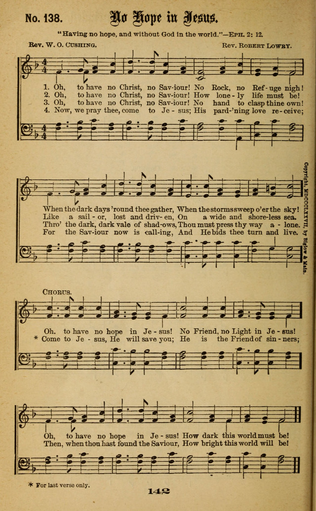 Gospel Hymns No. 6 page 138