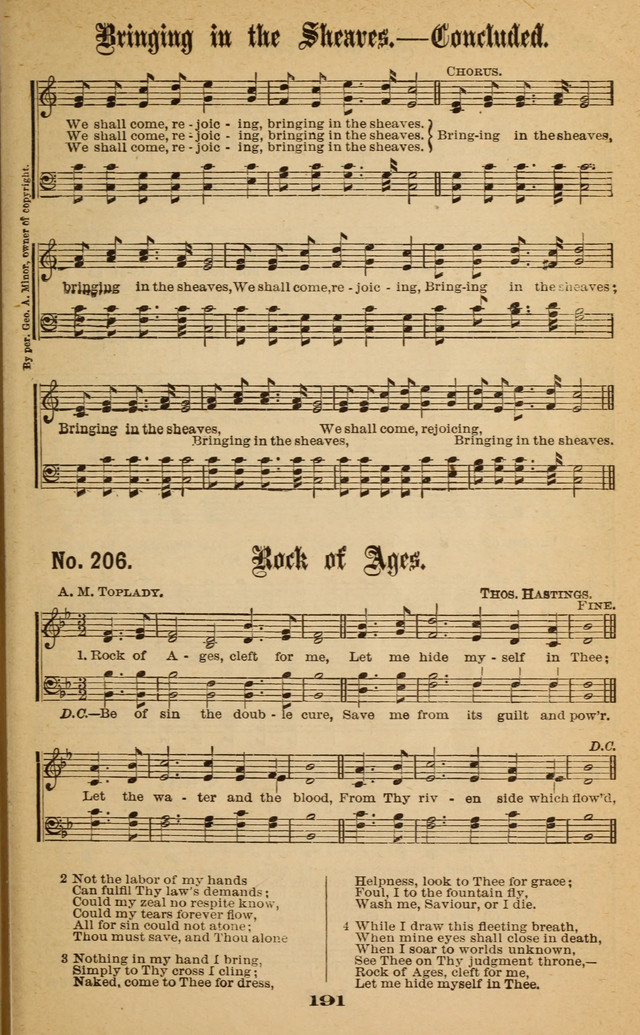Gospel Hymns No. 6 page 187