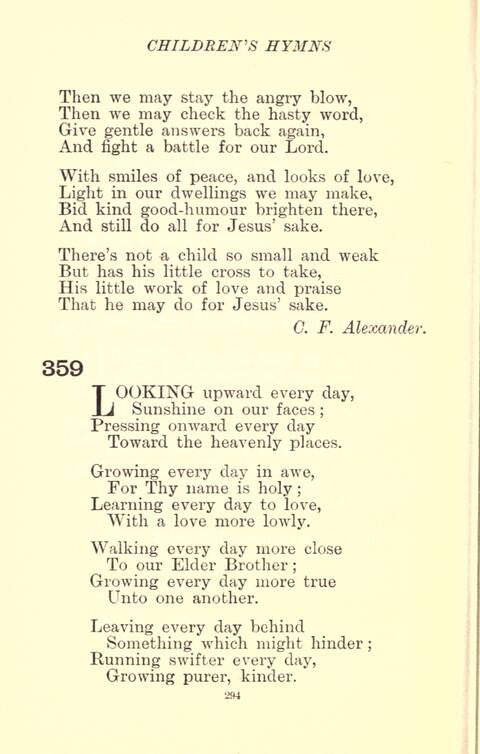 The Golden Hymn Book page 294