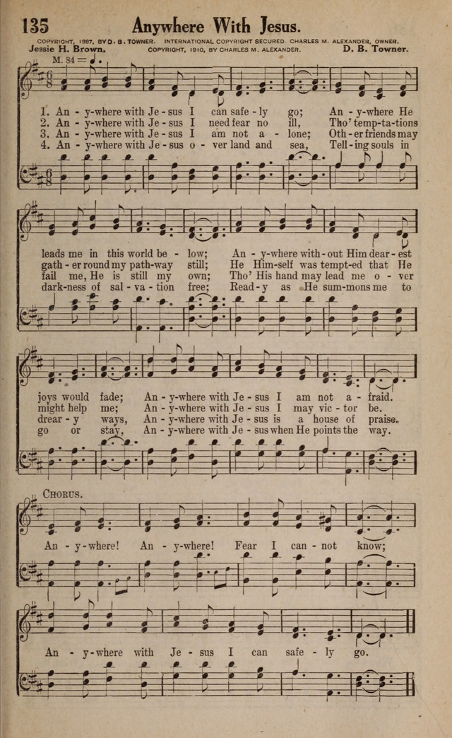 Gospel Hymns and Songs: for the Church, Sunday School and Evangelistic Services page 135