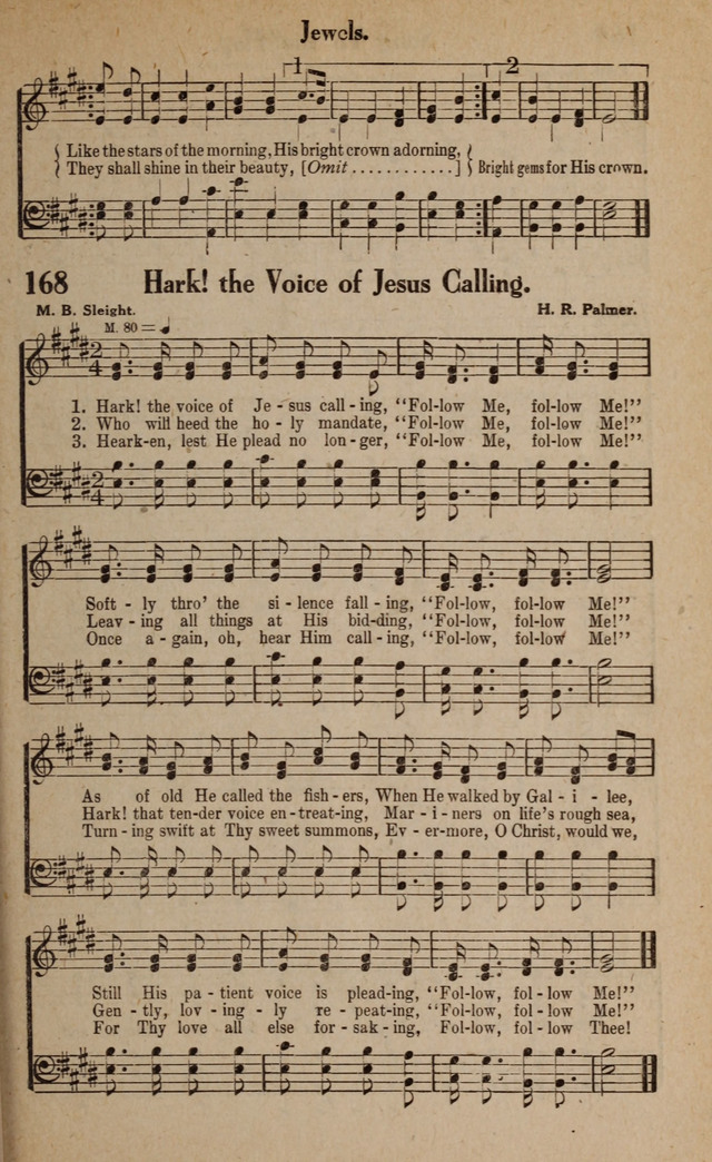Gospel Hymns and Songs: for the Church, Sunday School and Evangelistic Services page 167