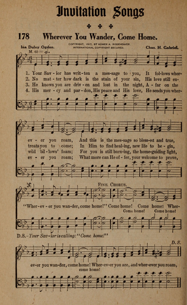 Gospel Hymns and Songs: for the Church, Sunday School and Evangelistic Services page 186