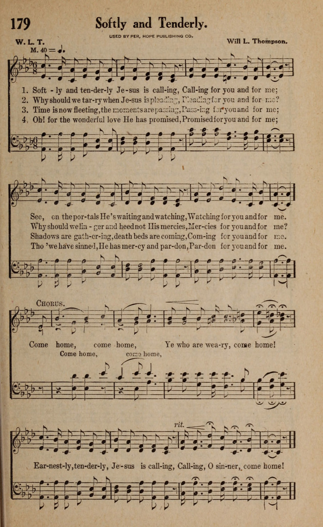 Gospel Hymns and Songs: for the Church, Sunday School and Evangelistic Services page 187