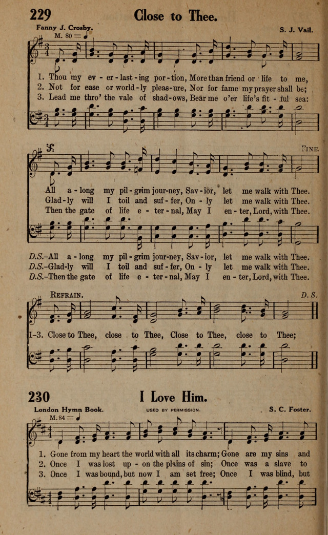 Gospel Hymns and Songs: for the Church, Sunday School and Evangelistic Services page 224
