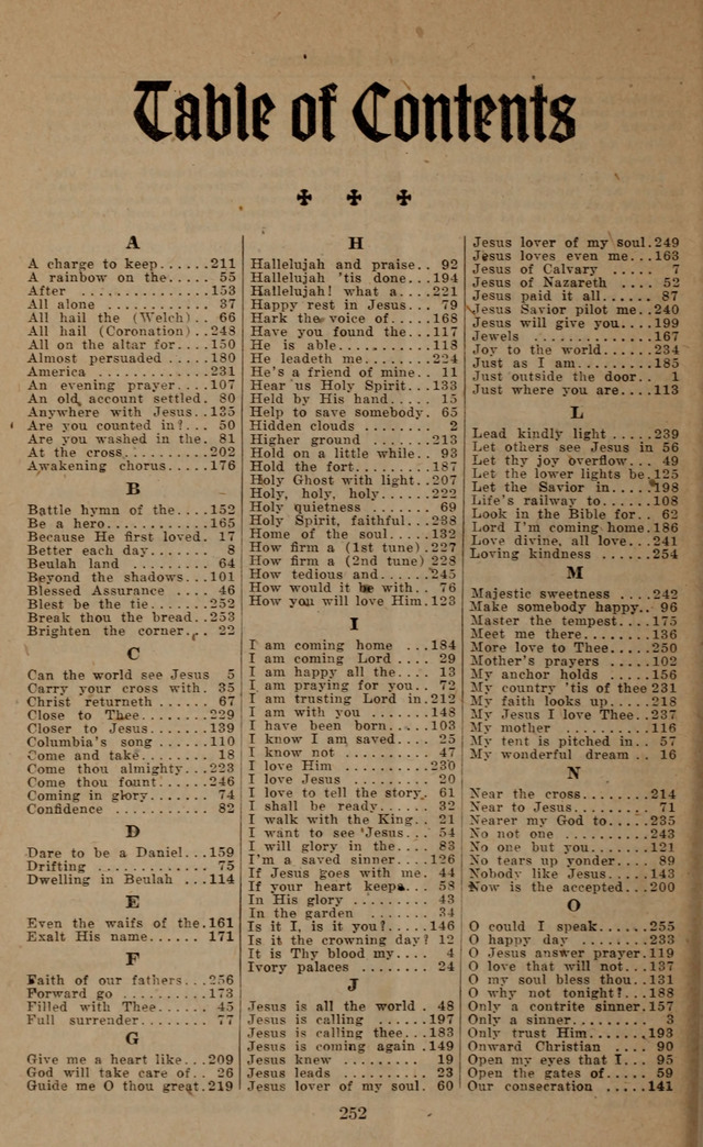 Gospel Hymns and Songs: for the Church, Sunday School and Evangelistic Services page 250