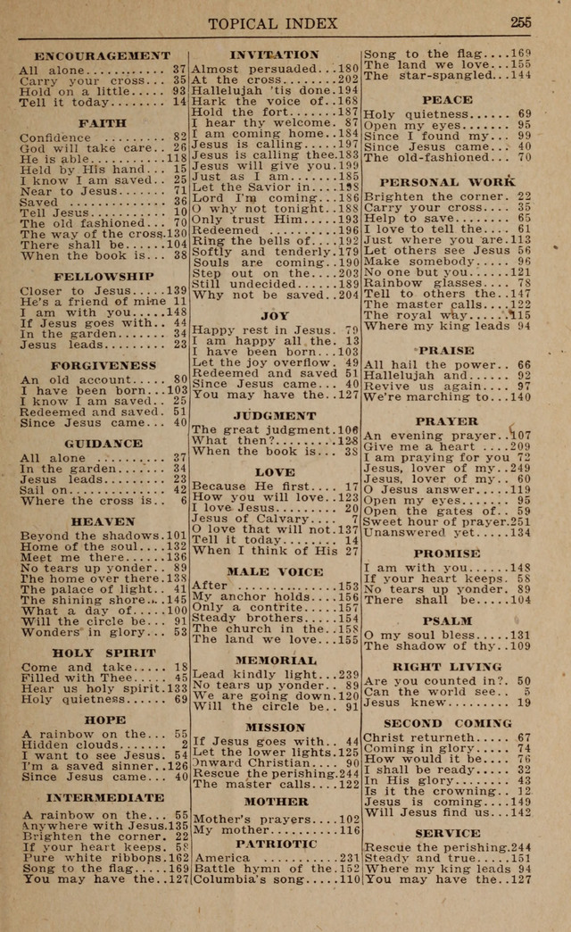 Gospel Hymns and Songs: for the Church, Sunday School and Evangelistic Services page 253