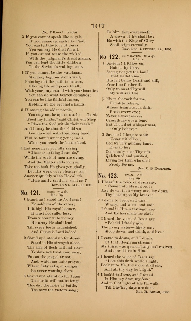 Gospel Hymns and Sacred Songs: as used by them in gospel meetings page 107