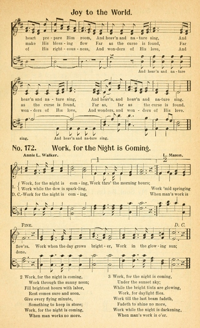 Glorious Hymns: with supplement page 172