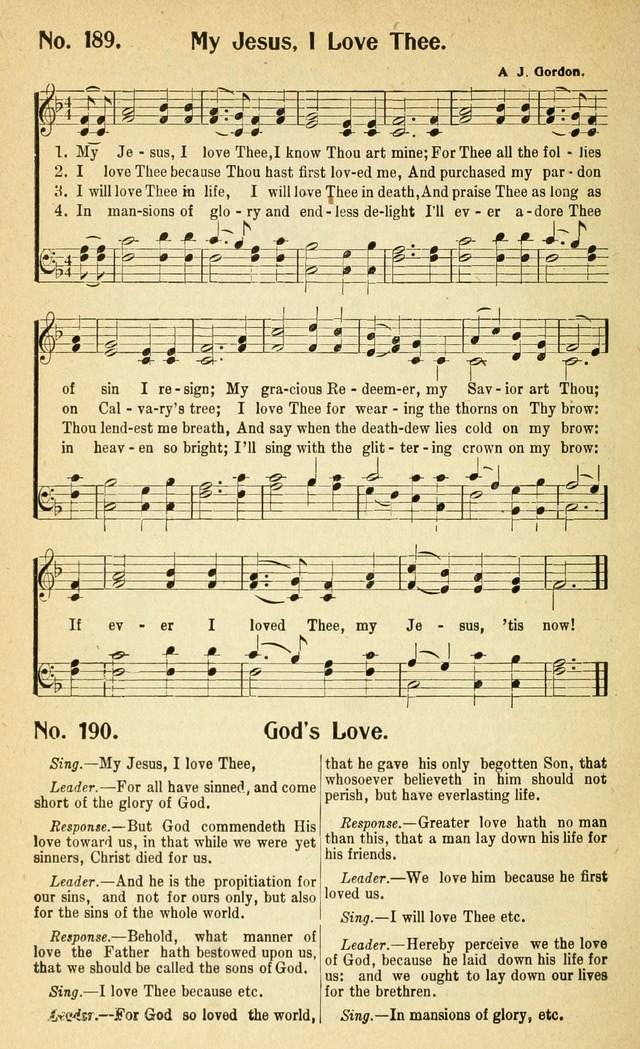Glorious Hymns: with supplement page 181