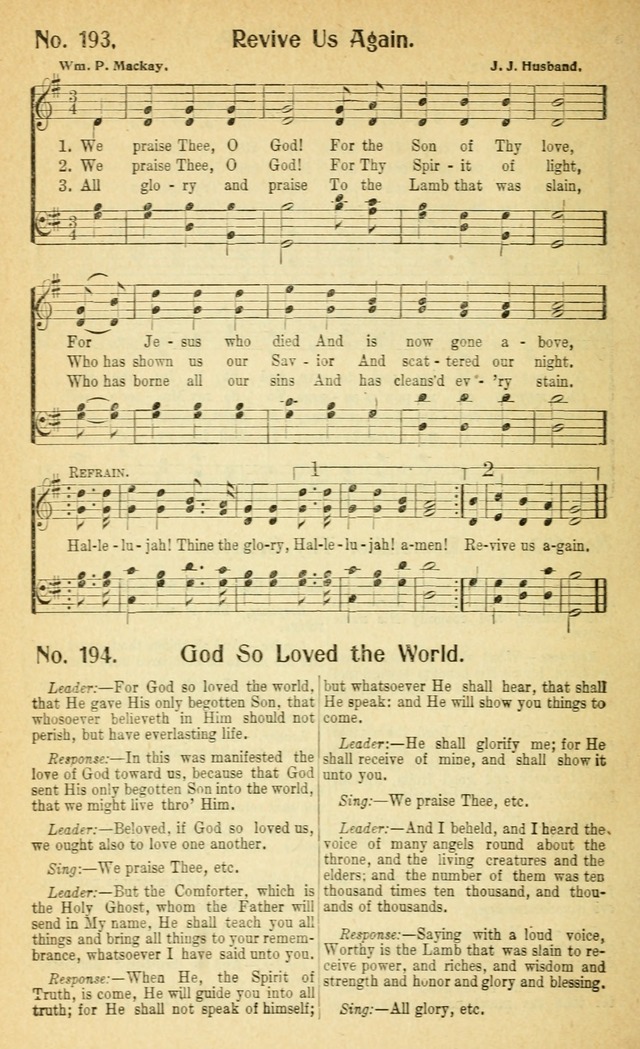 Glorious Hymns: with supplement page 183