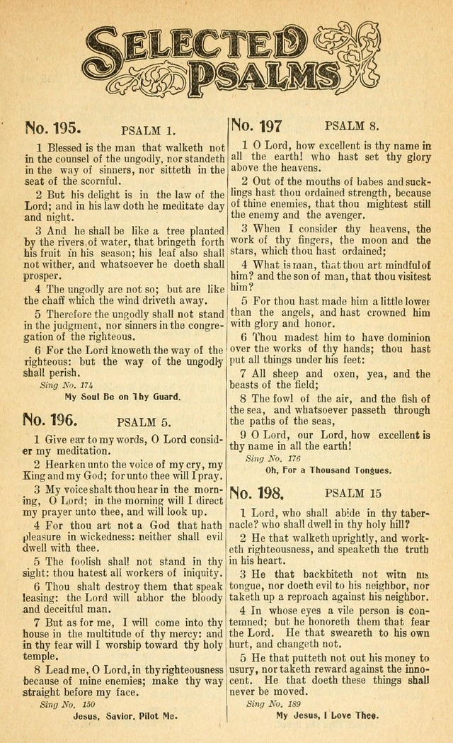 Glorious Hymns: with supplement page 184