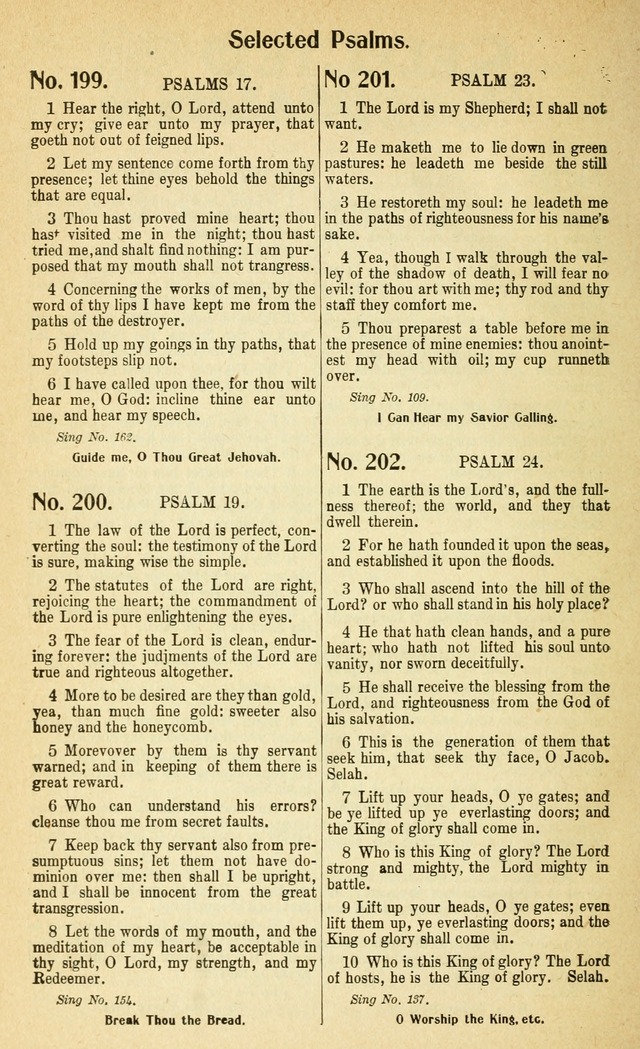 Glorious Hymns: with supplement page 185