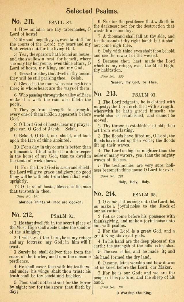 Glorious Hymns: with supplement page 188