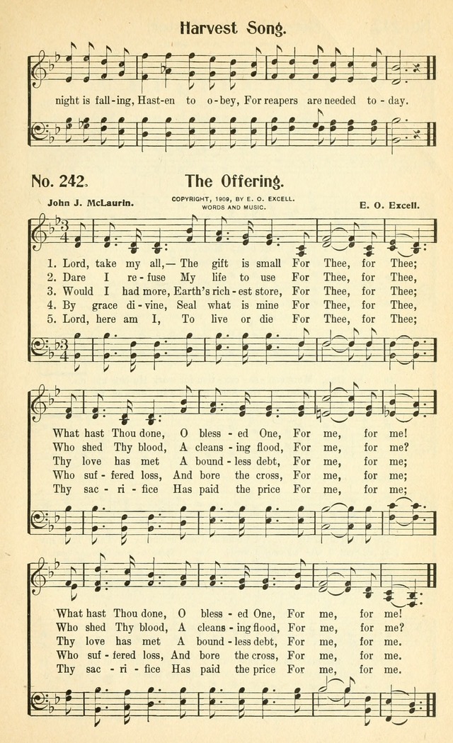 Glorious Hymns: with supplement page 212
