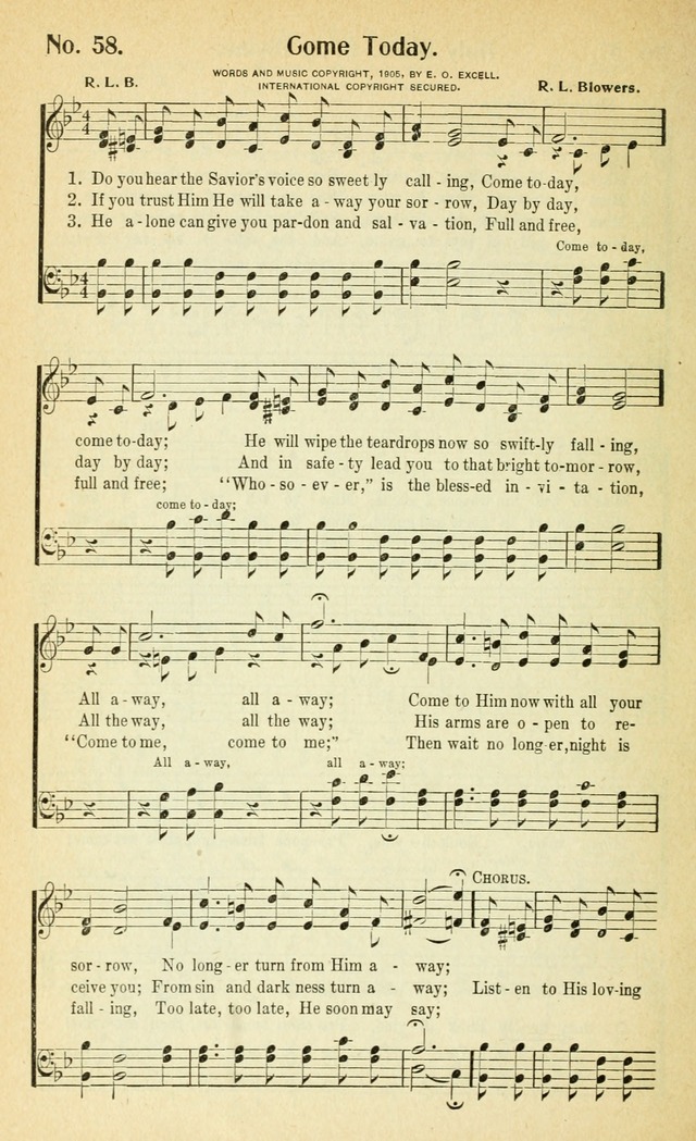 Glorious Hymns: with supplement page 65