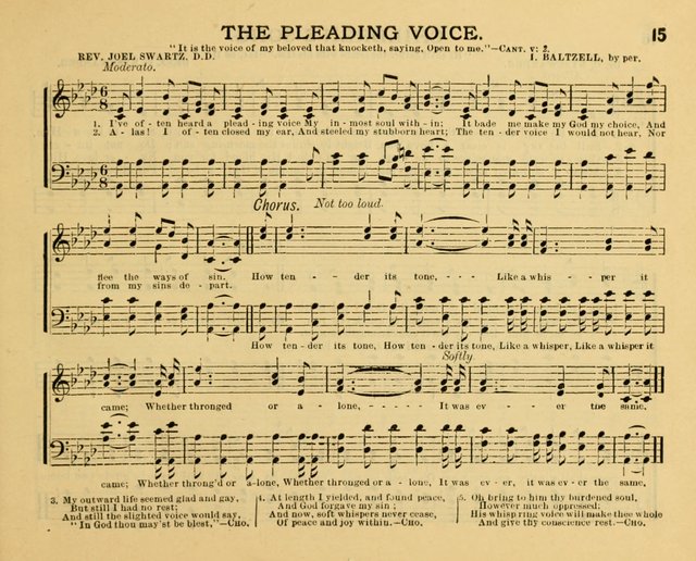 Golden Leaves: a collection of choice hymns and tunes adapted to Sabbath-schools, social meetings, Bible classes, &c. page 15