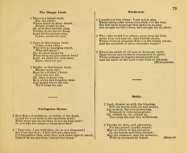 Golden Leaves: a collection of choice hymns and tunes adapted to Sabbath-schools, social meetings, Bible classes, &c. page 79
