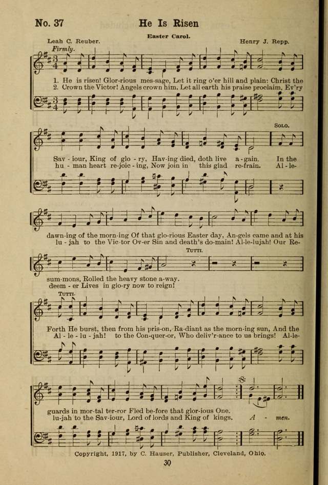 Gospel Melodies: A Collection of Choice Gospel Songs and Hymsn page 30