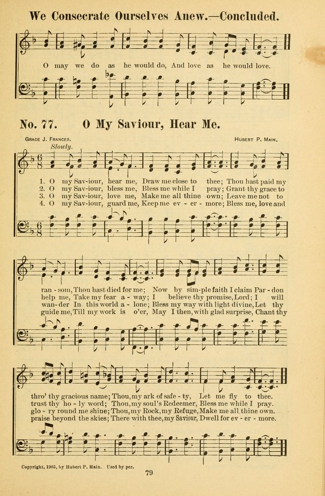 Glorious Praise: specially prepared for use in the prayer meeting, the church service, the young people