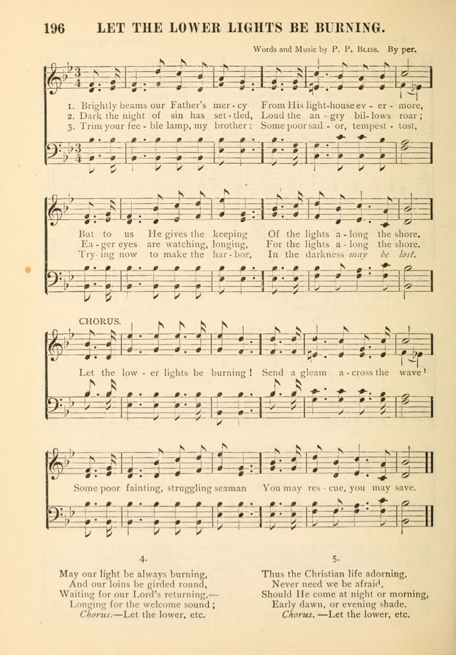 Gospel Praise Book.: a collection of choice gems of sacred song suitable for church service, gospel praise meetings, and family devotions. (Complete ed.) page 196