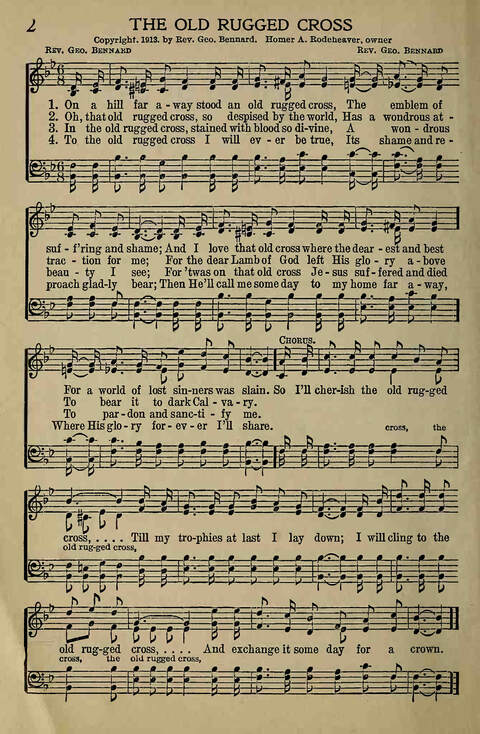 The Gospel in Song: for Use in Evangelistic Meetings or Any Service of the Church page 2