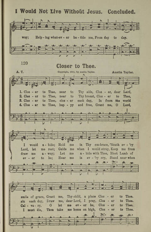 Gospel Songs Number Three: designed for use in Christian work and worship page 123