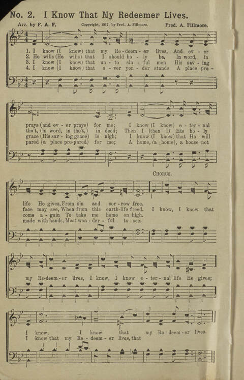 Gospel Songs Number Three: designed for use in Christian work and worship page 6