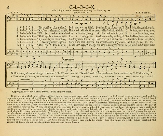The Gospel Song Sheaf: for Sunday schools and young peoples meetings, comprising primary songs, intermediate songs, gospel and special songs, and old hymns and tunes page 4