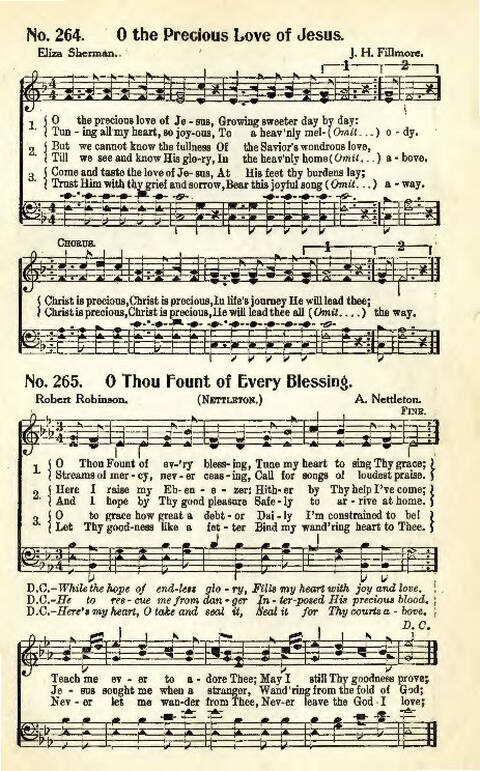 Great Songs of the Church: a comprehensive collection of psalms, hymns, and spiritual songs of the first class, suitable for all services of the church page 175