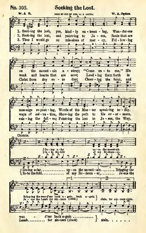 Great Songs of the Church: a comprehensive collection of psalms, hymns, and spiritual songs of the first class, suitable for all services of the church page 201