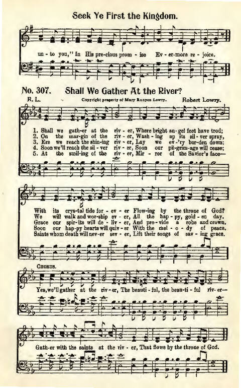 Great Songs of the Church: a comprehensive collection of psalms, hymns, and spiritual songs of the first class, suitable for all services of the church page 203