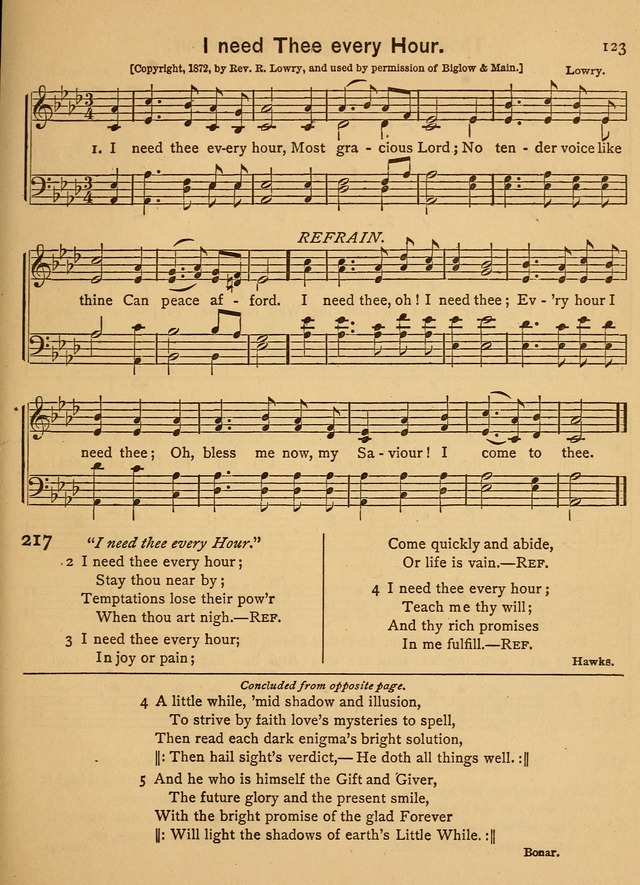 Good-Will Songs: a Compilation of Hymns and Tunes page 124