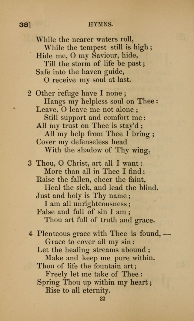 Hymns for All Christians page 32