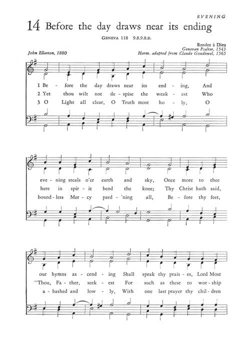Hymnal for Colleges and Schools page 14
