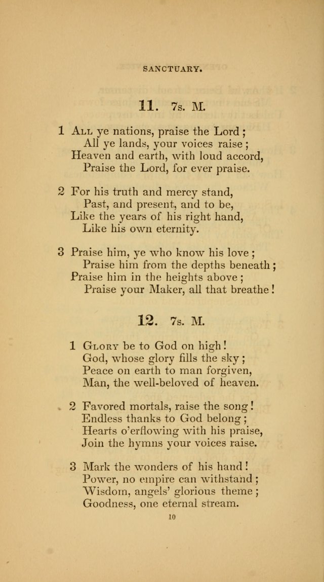 Hymns for the Church of Christ (3rd thousand) page 10