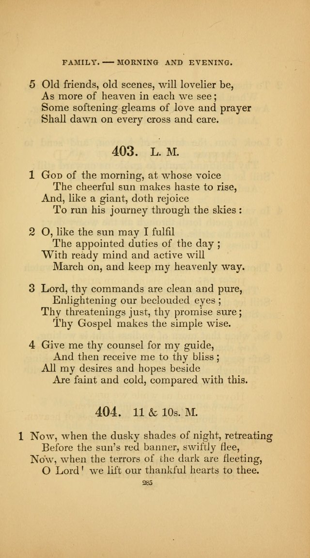 Hymns for the Church of Christ (3rd thousand) page 285
