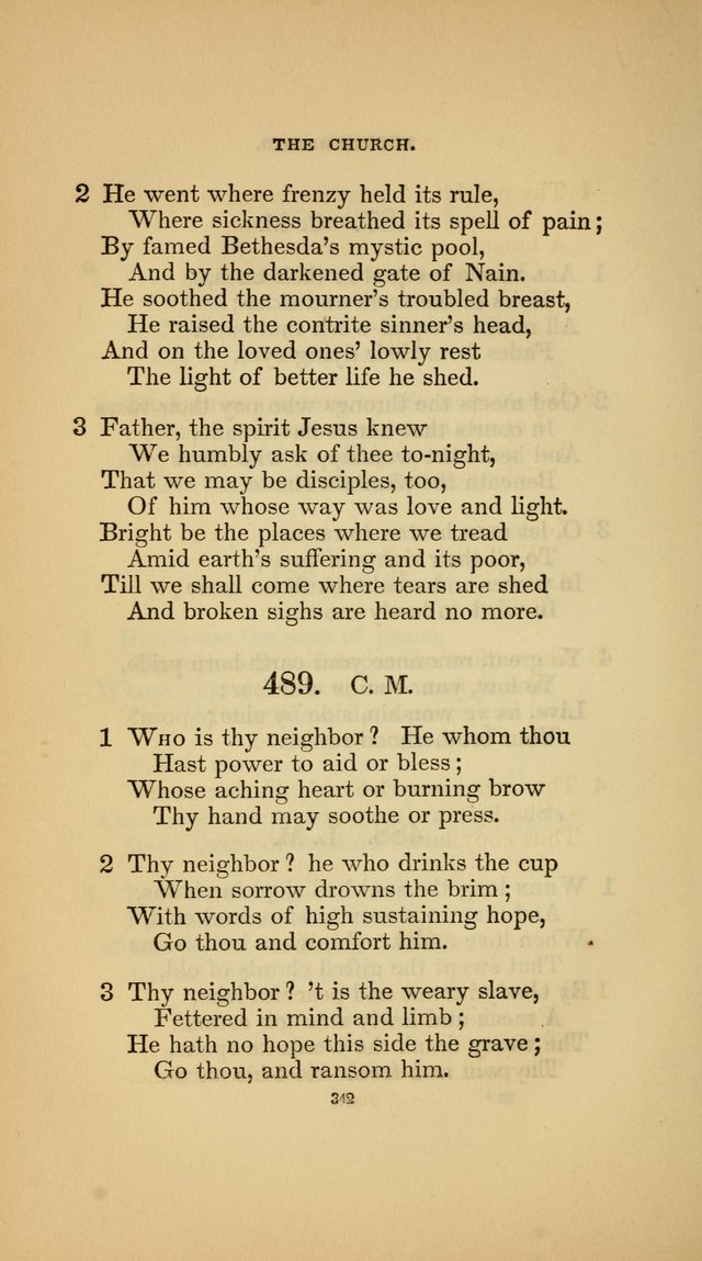 Hymns for the Church of Christ (3rd thousand) page 342