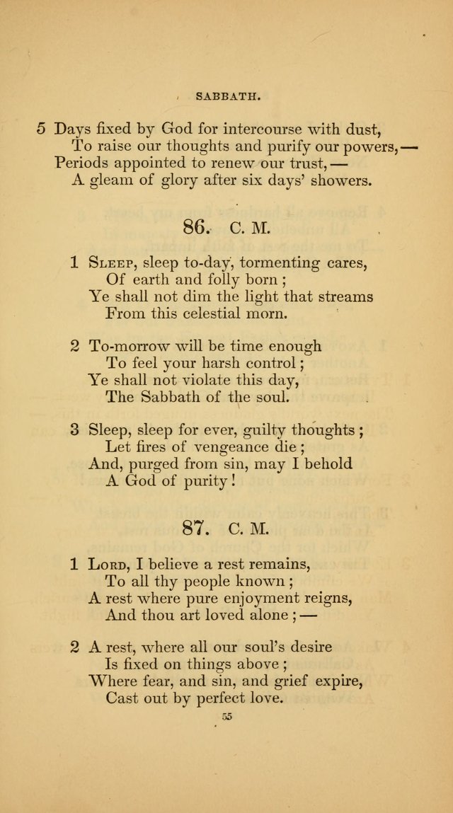 Hymns for the Church of Christ (3rd thousand) page 55