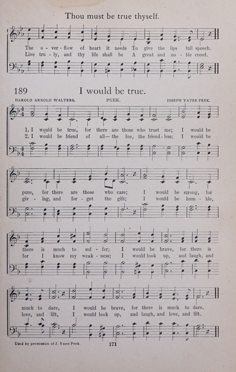 A Hymnal for Joyous Youth: An all-purpose hymnal for church, young peoples
