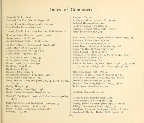The Hymnal for Schools page 289