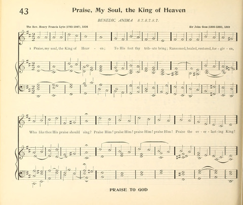 The Hymnal for Schools page 48