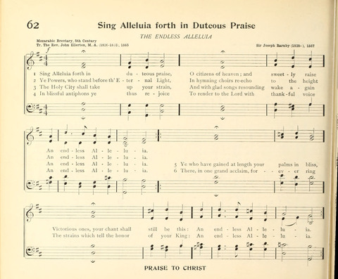 The Hymnal for Schools page 70