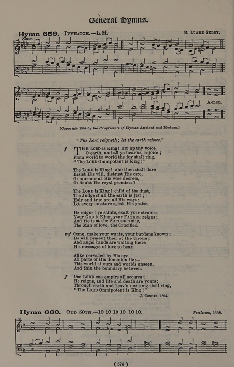 Hymns Ancient and Modern (Standard ed.) page 574