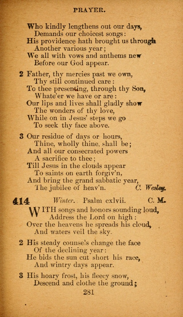 Hymnal: adapted to the doctrines and usages of the African Methodist Episcopal Church. Revised Edition page 289