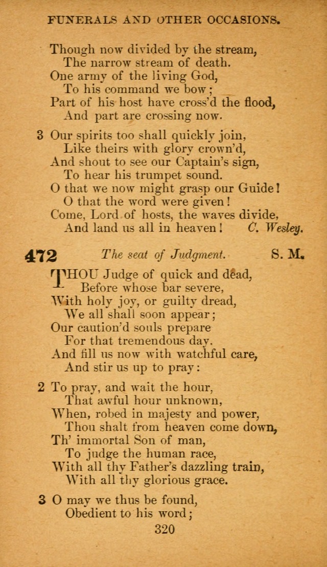 Hymnal: adapted to the doctrines and usages of the African Methodist Episcopal Church. Revised Edition page 328