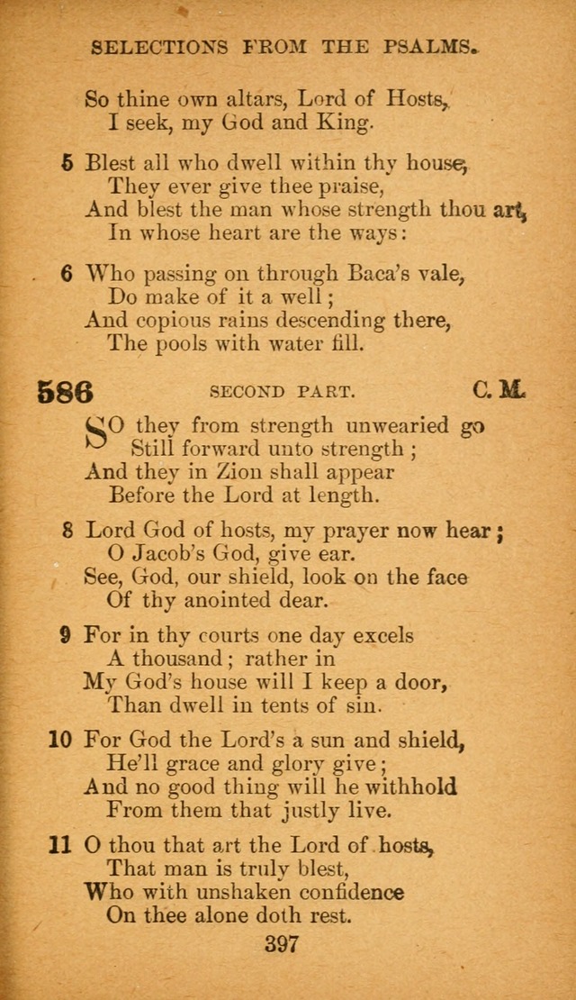 Hymnal: adapted to the doctrines and usages of the African Methodist Episcopal Church. Revised Edition page 405