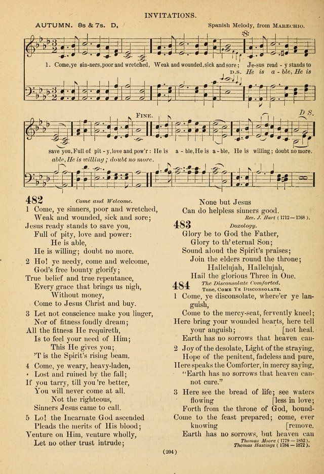 Hymns of the Ages: for Public and Social Worship page 206