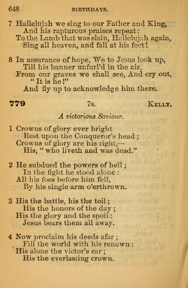 The Hymn Book of the African Methodist Episcopal Church: being a collection of hymns, sacred songs and chants (5th ed.) page 657